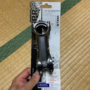 plt os road シマノプロ　シルバーステム　90mm 31.8mm 6°,