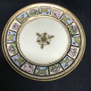 オールドノリタケ RCノリタケ　則武　NORITAKE 飾り皿　洋食器　送料一律520円　金彩　花柄　絵皿