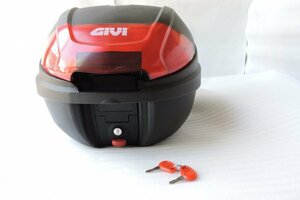 GIVI　トップケース　モノロック　E300N2 未塗装ブラック　キー2本　160-K