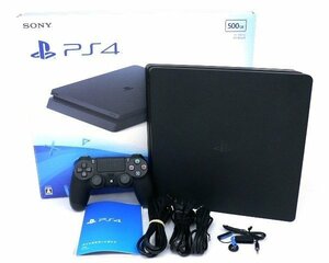 【大関質店】SONY プレイステーション4 CUH-2000AB01 500GB ジェットブラック プレステ4 PS4 中古