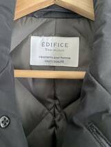EDIFICE エディフィス　ダウン　ステンカラーコート　ブラック 46 Mサイズ程度_画像2