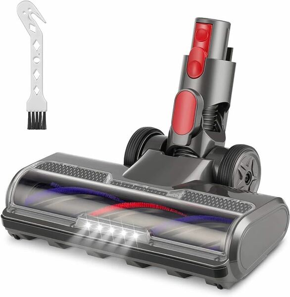 ダイソン v7 ヘッド 【2023最新強化版】 Dyson V7 V8 V10 V11 V15 シリーズ専用 掃除機ヘッド ソフトローラークリーナーヘッド LEDモータ