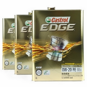 Castrol EDGE TITANIUM 0W-20　FE 12L (カストロール エッジ チタニウム　0W-20　FE）