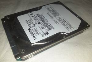 TOSHIBA製中古ノート用2.5インチHDD / 750GB / MK7575GSX / 30,140時間使用 / 5400rpm / 不良セクタなし