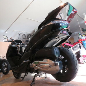 □ヤマハ マジェスティ 250 JBK-SG20J ブラック 走行距離 25060km 250cc 社外マフラー 実動! ビッグスクーター バイク 札幌発 ★の画像6