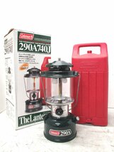 ■◆美品 Coleman 290A740J コールマン　ツーマントル　ガソリンランタン　2010年製　動作品　点灯1時間確認済_画像1