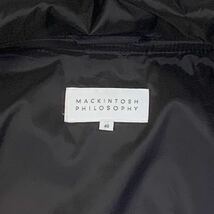 未使用品 マッキントッシュ フィロソフィー 毛 フード ダッフル コート 黒 L MACKINTOSH PHILOSOPHY ジャケット ブルゾン アウター_画像5