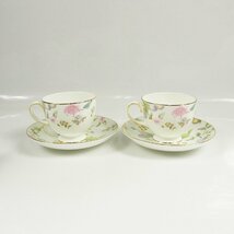 未使用 ウェッジウッド スィートプラム カップ＆ソーサー 2客セット WEDGWOOD 中古 ♪_画像4