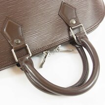 ルイヴィトン アルマ ハンドバッグ エピ ブラウン M52144 AR0011 LOUIS VUITTON ■_画像9