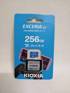 送料無料 キオクシア EXCERIA G2 microSDXC UHS-ICカード 256GB KMU-B256G Class10 V30 アダプター付き KIOXIA