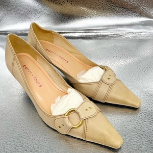 *carri fours* pumps /23.0cm/ lady's shoes / high heel pumps / leather shoes / light brown group 