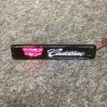 キャデラック CADILLAC◎フロントグリル バッジ led ランプ 1個 エンブレム DIY バンパーグリルカバー 飾り防水防塵 車アクセサリー 12V_画像2