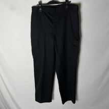 genuine dickies カーゴパンツ 古着　38×32 ブラック　ヴィンテージ WORK WEAR_画像3