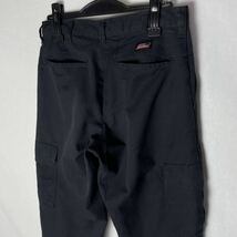 genuine dickies カーゴパンツ 古着　30×32 ブラック　ヴィンテージ WORK WEAR_画像2