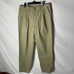  Dickies 2 tuck work pants 36UL size beige WORKWEAR