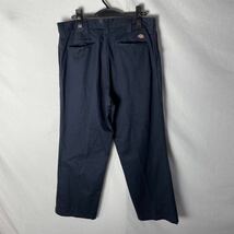 ディッキーズ　ワークパンツ 古着　33ULサイズ　ダークネイビー　ヴィンテージ WORK WEAR_画像1