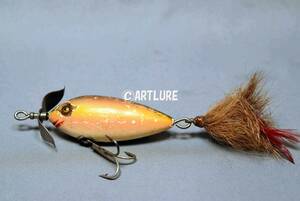 VINTAGE WOODEN LURE HEDDON （A086-J6P　）USA MADE #OLDLURE #ARTLURE_VINTAGE ＃ヴィンテージルアー