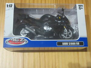 ◆MSZ BMW S1000 RR バイク フィギュア ブラック 黒 かっこいい 乗り物 インテリア レア 希少◆新品未開封