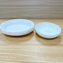 ヤマザキ ARTICLE YAMAZAKI 食器 7枚セット オーバル 丸皿 ボウル プレート 春のパン祭り 食卓 白 ホワイト【15853_画像3