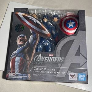 S.H.フィギュアーツ アベンジャーズ キャプテンアメリカ- 《AVENGERS ASSEMBLE》 EDITION- 約150mm PVC&ABS製 塗装済み可動フィギュア