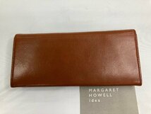 長財布　小銭入れ付　牛革　明茶２　英国MARGARET　HOWELL★未使用格安！_画像2