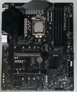 [ simple verification ]MSI Z490-S01 + Celeron G5900 other accessory less (L) / LGA1200 Intel no. 10 generation ATX