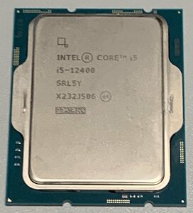 【動作品】中古 Intel CPU Core i5-12400 付属品無し LGA1700