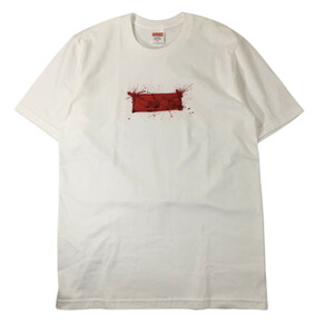 未使用品 Supreme シュプリーム Tシャツ 22SS Ralph Steadman Box Logo Tee ラルフ ステッドマン ボックスロゴ 白 WHITE 半袖 S