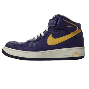 ナイキ NIKE AIR FORCE 1 MID LA LAKERS 624039-571 AJ1 エアジョーダン レイカーズ 29cm US 11