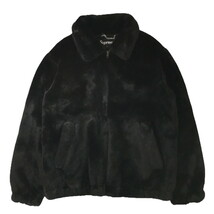 Supreme シュプリーム Faux Fur Bomber Jacket 17SS フェイクファー ボンバージャケット 黒 M_画像1