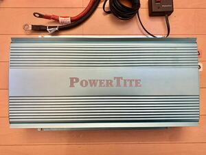 ★ 未来舎 Power TiTE 1500W F1-122KAG セット★ インバーター / サブバッテリー DENRYO 電菱 / 船舶 キャンピングカー キャンプ