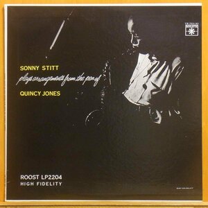 ●美盤!MONO!名盤!★Sonny Stitt(ソニー・ステット)『Plays Arrangements From The Pen Of Quincy Jones』JPN LP #61162