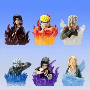 NARUTO- Naruto stamp ninja seal 2 all 6 kind full comp new goods unused *2004 year 9 month sale Bandai 200 jpy gashapon 