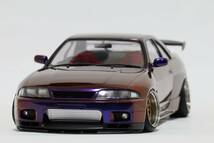 1/24 タミヤ　R33 GT-R　ミッドナイトパープル　BBS LM　完成品_画像4