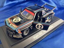 SOLIDO ソリド 1/43 BMW 3.0 CSLブラック フロントスカート部破損修復有り。_画像7