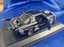 SOLIDO ソリド 1/43 BMW 3.0 CSLブラック フロントスカート部破損修復有り。_画像6