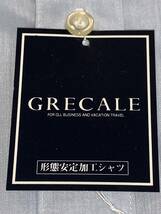 GRECALE 長袖 シャツ S 37-78 薄空 未使用品_画像7