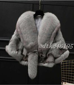  top class ^ genuine article fur * short coat / fox jacket lady's fur real fur coat 