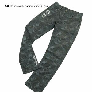 MCD more core division エムシーディー 通年 花柄 フラワー★ 総柄 ロゴ刺繍 スリム パンツ Sz.L　メンズ　A3B04609_9#R