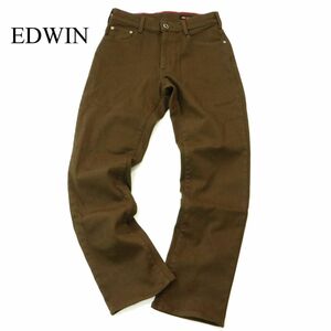 美品★ EDWIN エドウィン JMH03W ジャージーズ WILD FIRE 防風 裏起毛 デニム パンツ ジーンズ Sz.S　メンズ バイク 日本製　A3B04596_9#R