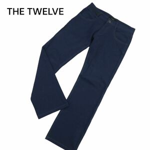 THE TWELVE ザ トゥエルブ 通年 ストレッチ★ スリム ストレート パンツ Sz.44　メンズ　A3B04647_9#R