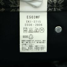 EDWIN エドウィン E503WF WILD FIRE★ 防風 防寒 裏起毛 ストレッチ デニム パンツ ジーンズ Sz.29 メンズ 黒 日本製 バイク　A3B04822_A#Q_画像10