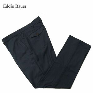 Eddie Bauer エディーバウアー 通年 EZ Band★ ストレッチ スラックス パンツ Sz.38　メンズ 紺 アウトドア 大きい 特大　A3B04911_A#R