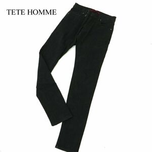 TETE HOMME テットオム 通年 ストレッチ★ スキニー ヴィンテージ デニム パンツ ジーンズ Sz.S　メンズ 　A3B04901_A#R