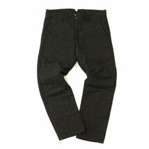 ベルギー製★ Basis Broek Belgium バージスブルック 秋冬 ウール ツイード パンツ Sz.3　メンズ　A3B04921_A#Q_画像1