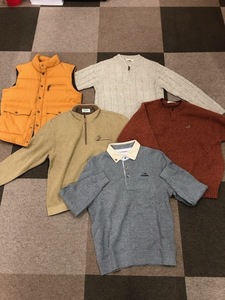 メンズ 衣料品 まとめ売り 冬服 秋服 5点 マックレガー Hush Puppies など 中古品 現状品 Lサイズ B2307-2