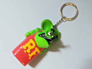 Rat Fink Lighter Caps 蛍光グリーン ラットフィンク ライターキャップキーリング アメリカン雑貨 MOONEYES 長期保管在庫 