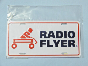 ラジオフライヤー バイシクルプレート RADIO FLYER 絶版 コレクション放品 長期在庫品