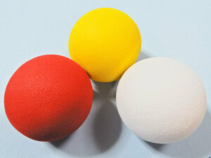 Plain color 3 pieces Antenna Ball 無地のアンテナボール３個セット 赤・黄色・白 長期保管 コレクション放出！