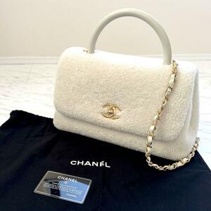 CHANEL Flap Bag With Top Handle (A92990 B07608 94305)